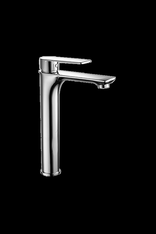 Chrome Finish High Brass Mixer Basin Faucet For Modern Bath Room T9392L