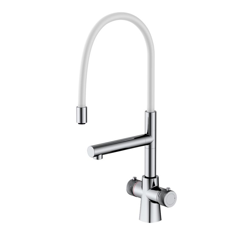 Chrome Kitchen Mixer Faucet for Long Lasting Performance T91031A