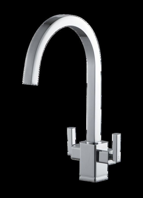 Double Handle Kitchen Mixer Faucet Made with Brass Material  T93014