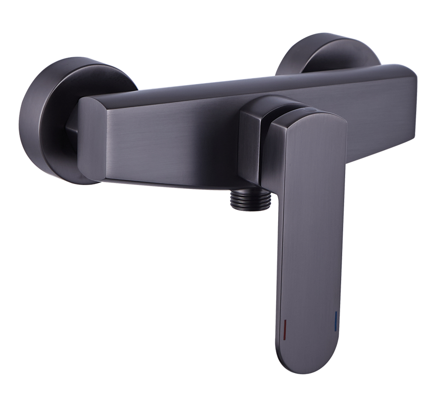 Brass Wall Mounted Shower Mixer With Many Kinds of Finish T9364A